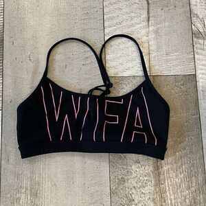 White Fox Active Black Sports Bra